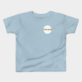 Volleyball over a volleyball Kids T-Shirt